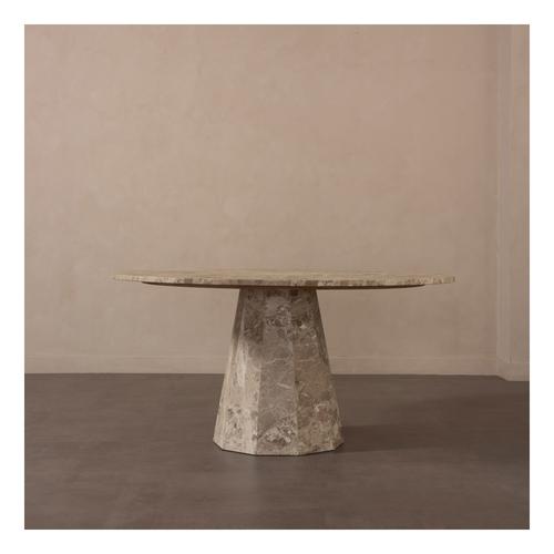  LATTE MERMER YUVARLAK YEMEK MASASI 150X150