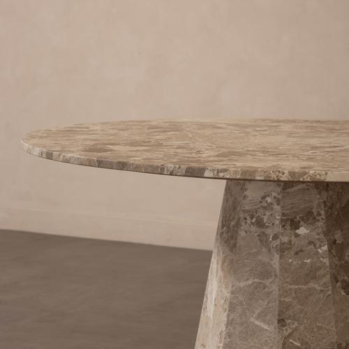  LATTE MERMER YUVARLAK YEMEK MASASI 150X150