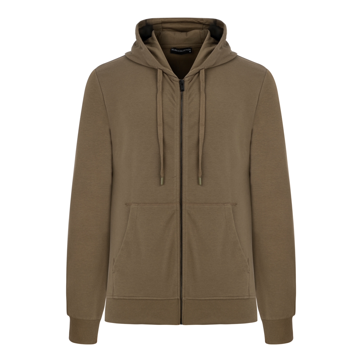 KAPÜŞONLU FERMUARLI SWEATSHIRT