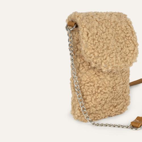  ZİNCİRLİ PELUŞ OMUZ ÇANTASI