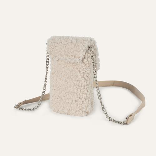  ZİNCİRLİ PELUŞ OMUZ ÇANTASI