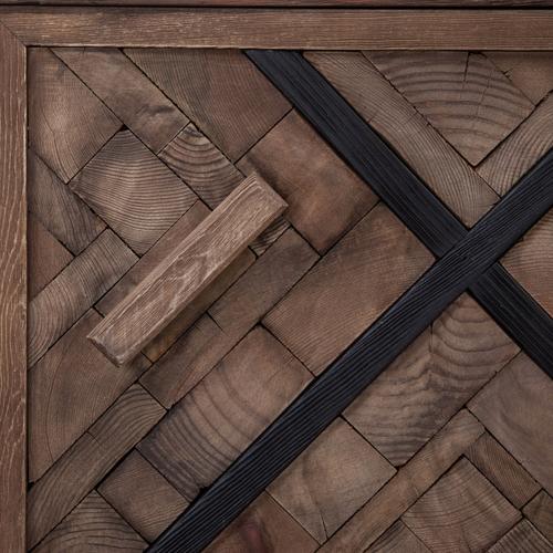  VERTICAL MASİF AHŞAP KONSOL