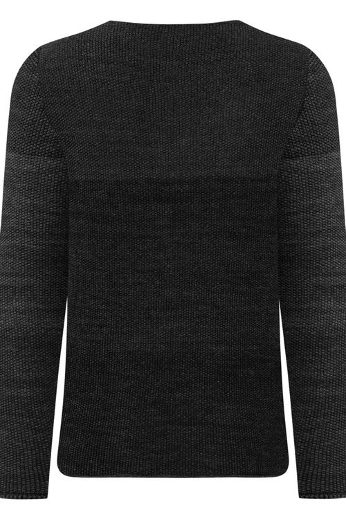  DOKULU BİSİKLET YAKA TRİKO KAZAK