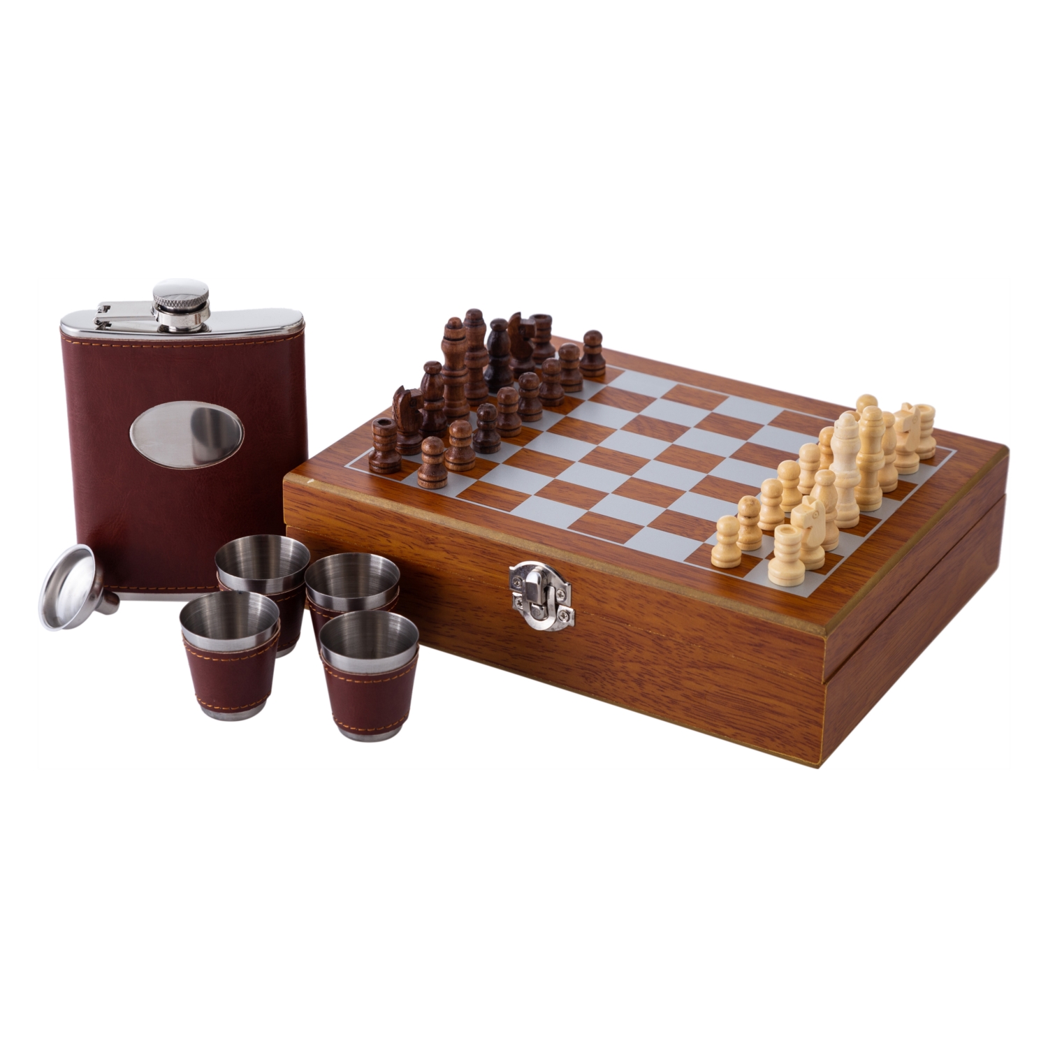 CHESS MATARA SETİ KAHVE