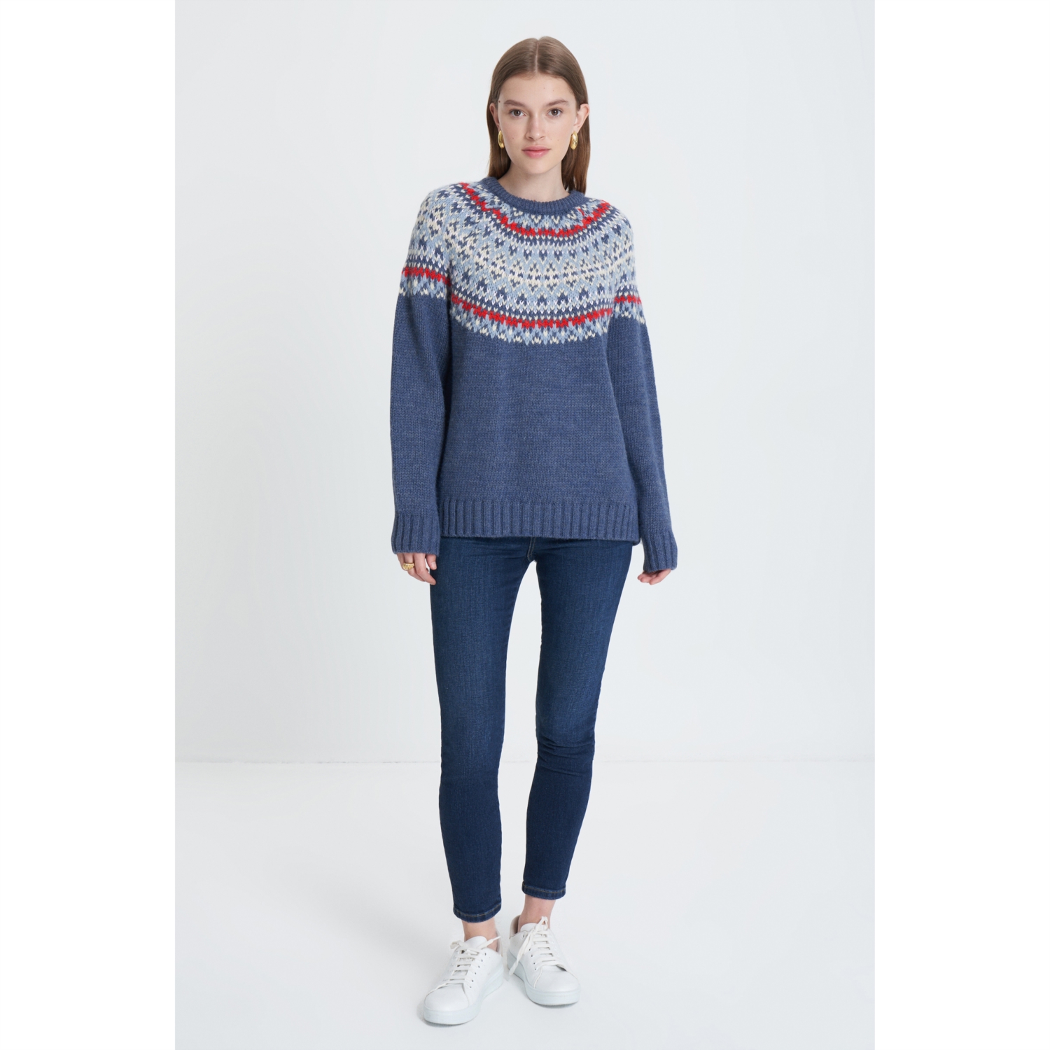 JAKARLI BİSİKLET YAKA TRİKO KAZAK