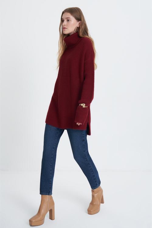  BALIKÇI YAKA TRİKO KAZAK