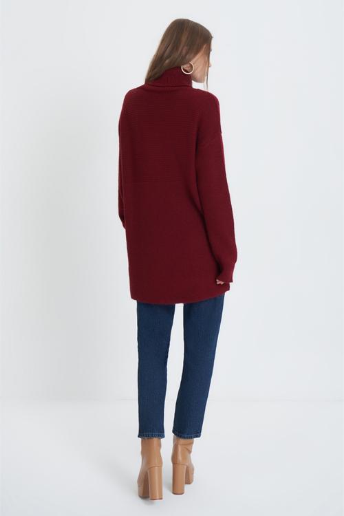  BALIKÇI YAKA TRİKO KAZAK