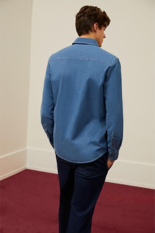  REGULAR FIT JEAN GÖMLEK