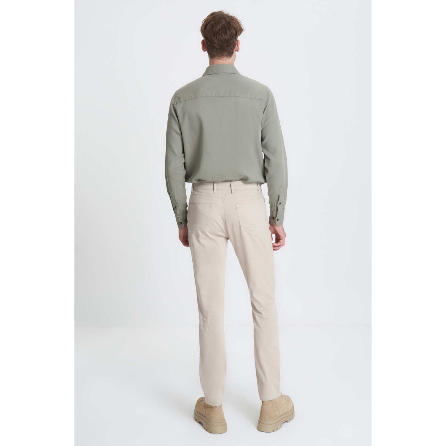 PAMUKLU SLIM FIT PANTOLON