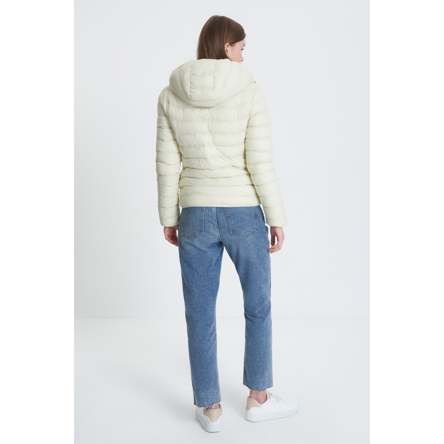 PELUŞ ÇİFT TARAFLI KAPİTONELİ MONT