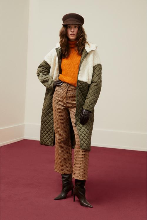  SUNİ KÜRKLÜ KAPÜŞONLU PALTO