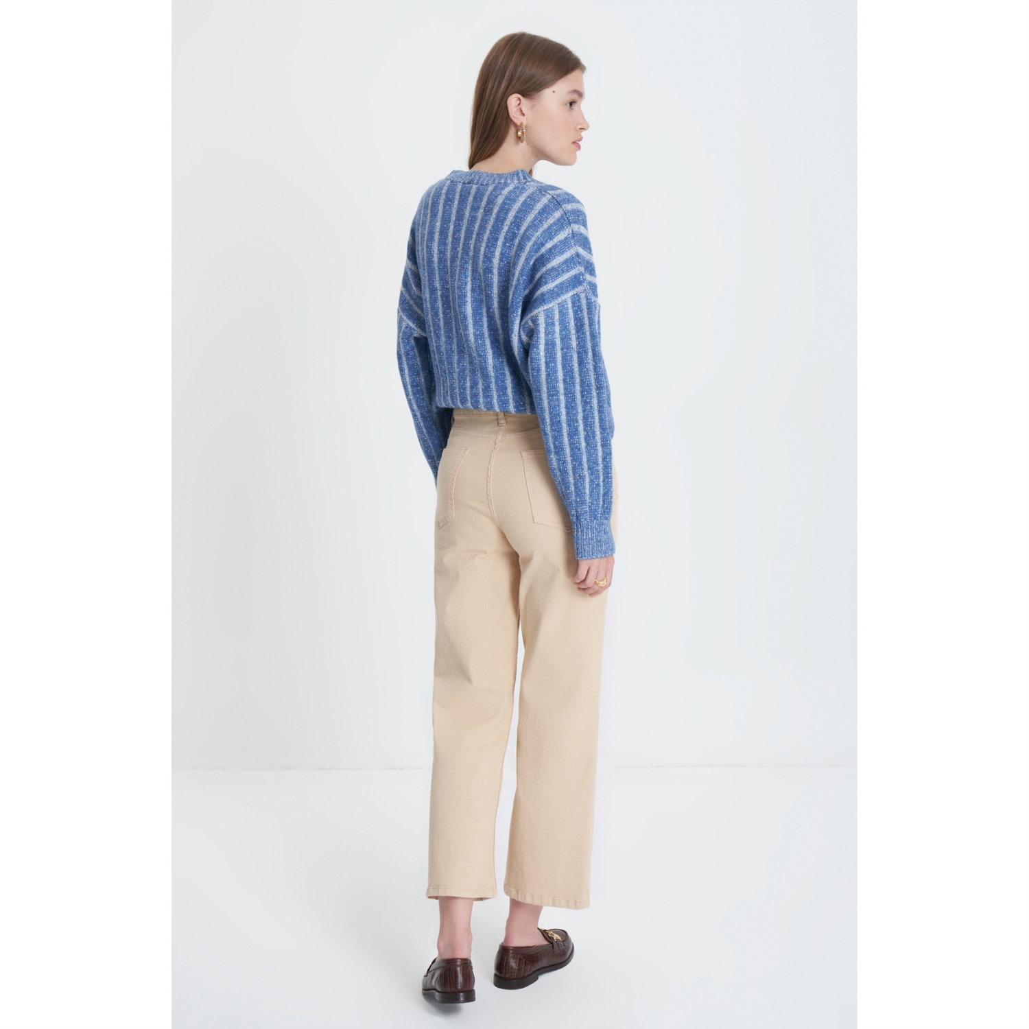 KISA İSPANYOL PAÇA JEAN PANTOLON