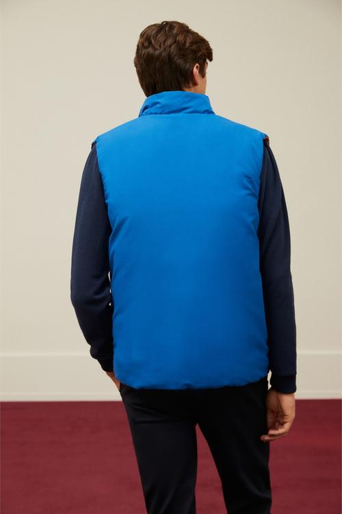  DİK YAKA ÇİFT TARAFLI ŞİŞME YELEK