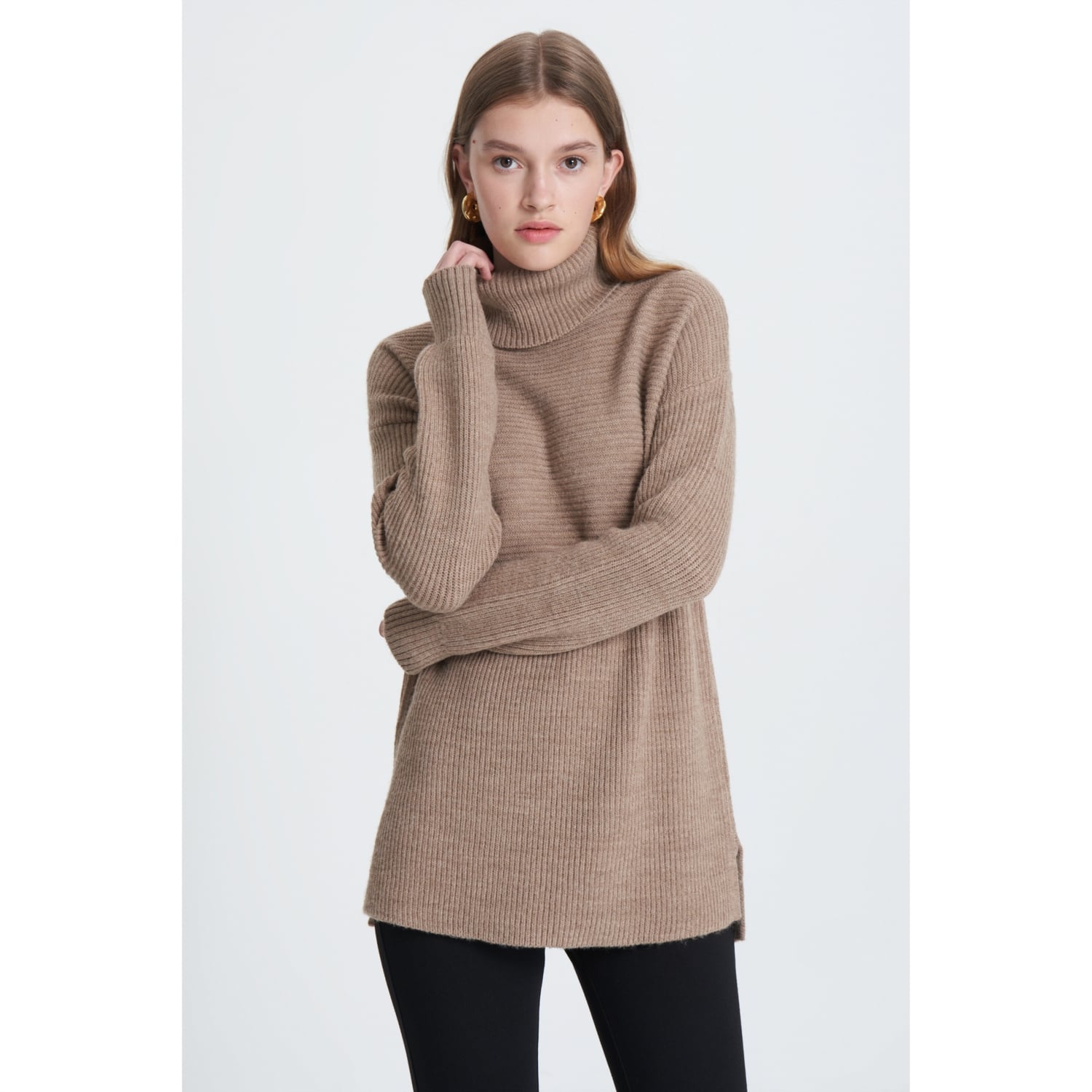 BALIKÇI YAKA TRİKO KAZAK