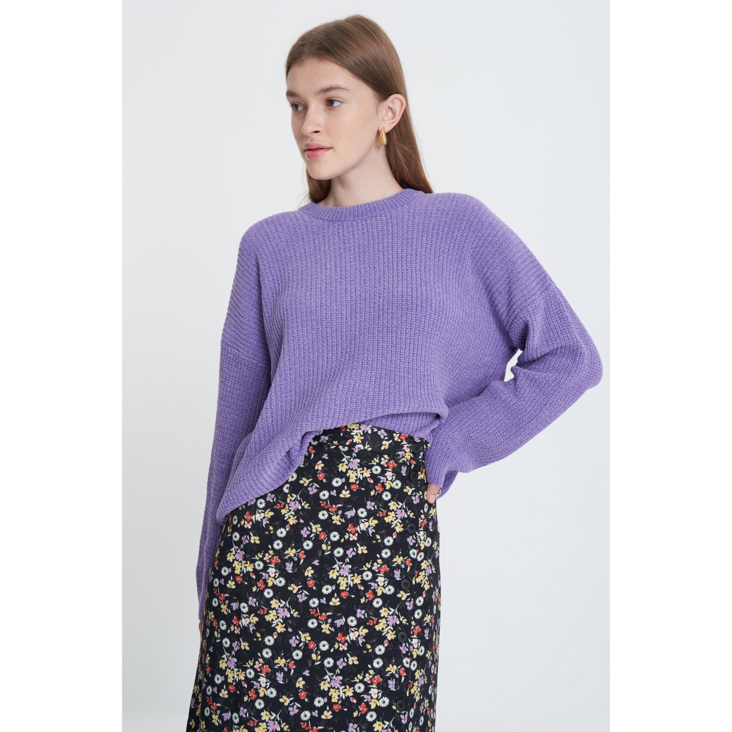 BİSİKLET YAKA TRİKO KAZAK