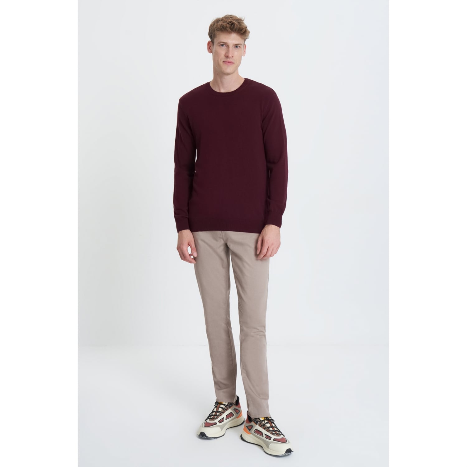 BİSİKLET YAKA BASIC TRİKO KAZAK