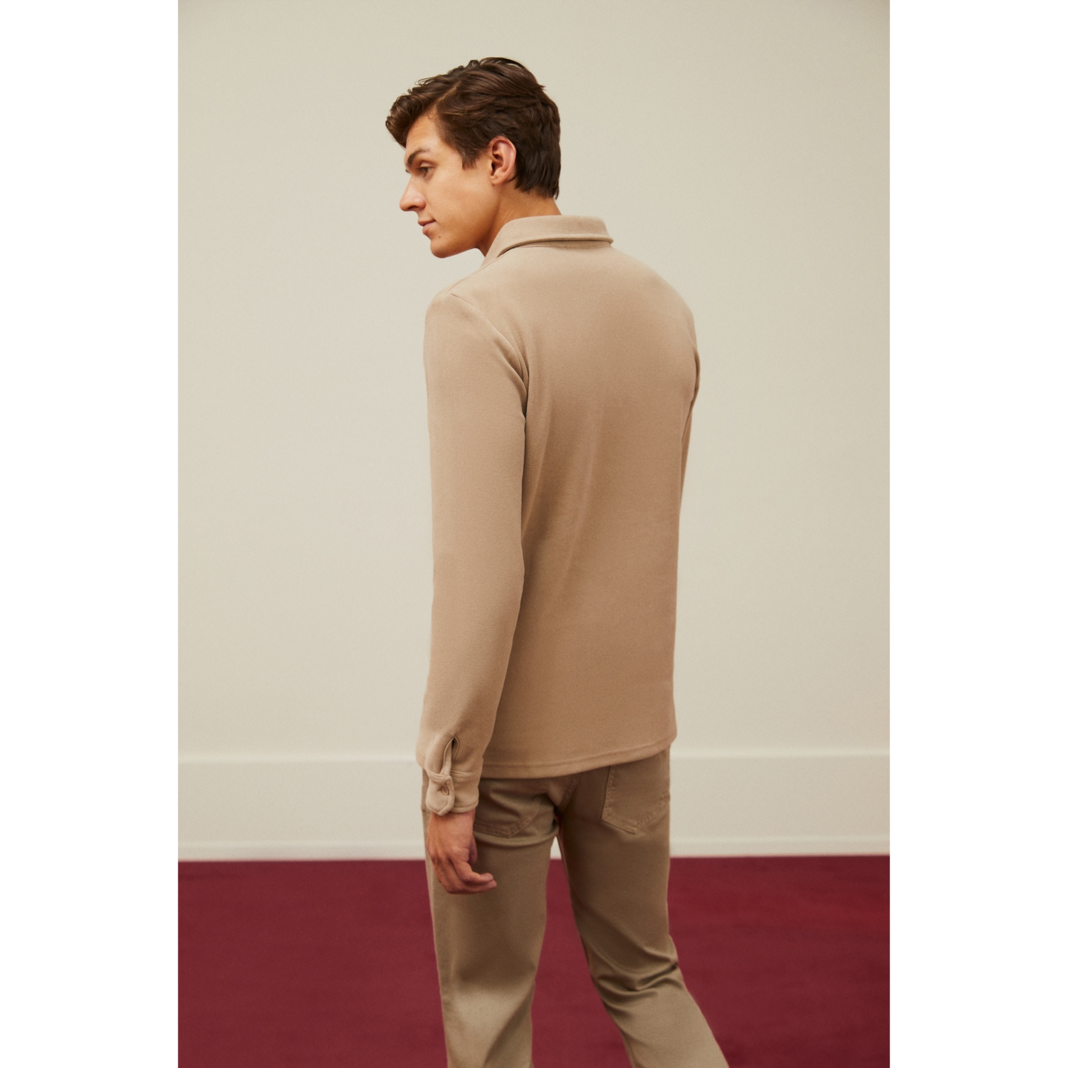 POLO YAKA SWEATSHIRT