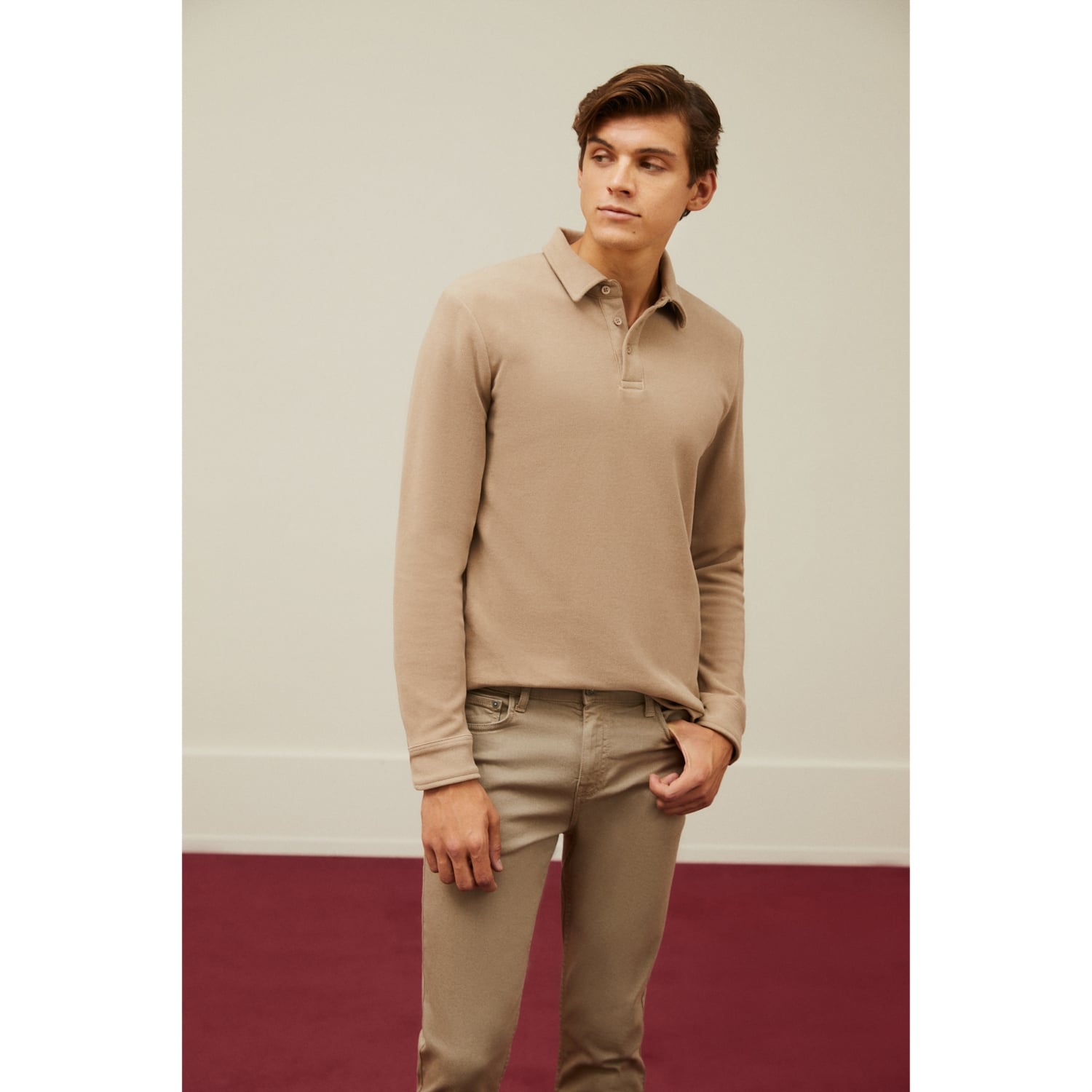 POLO YAKA SWEATSHIRT