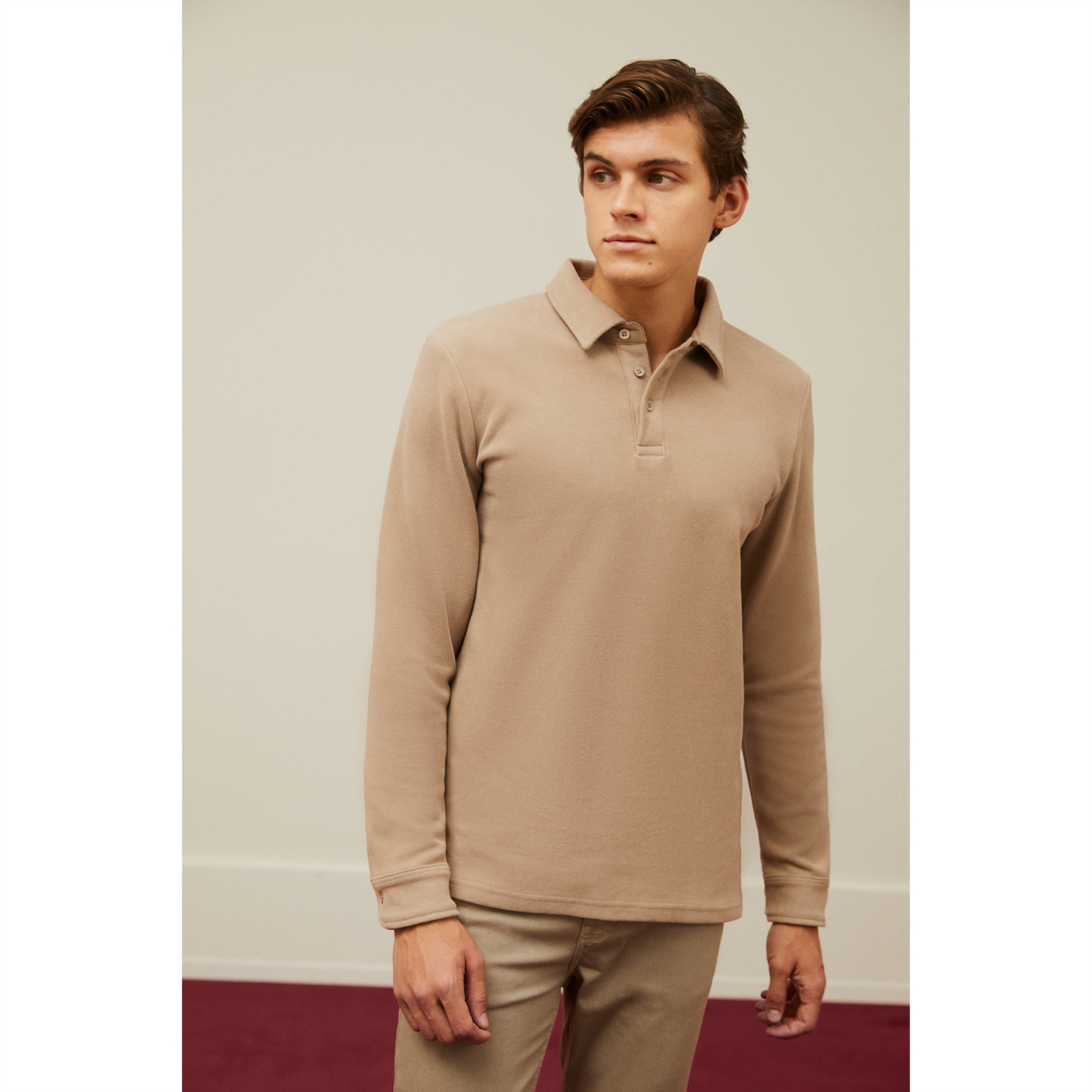 POLO YAKA SWEATSHIRT