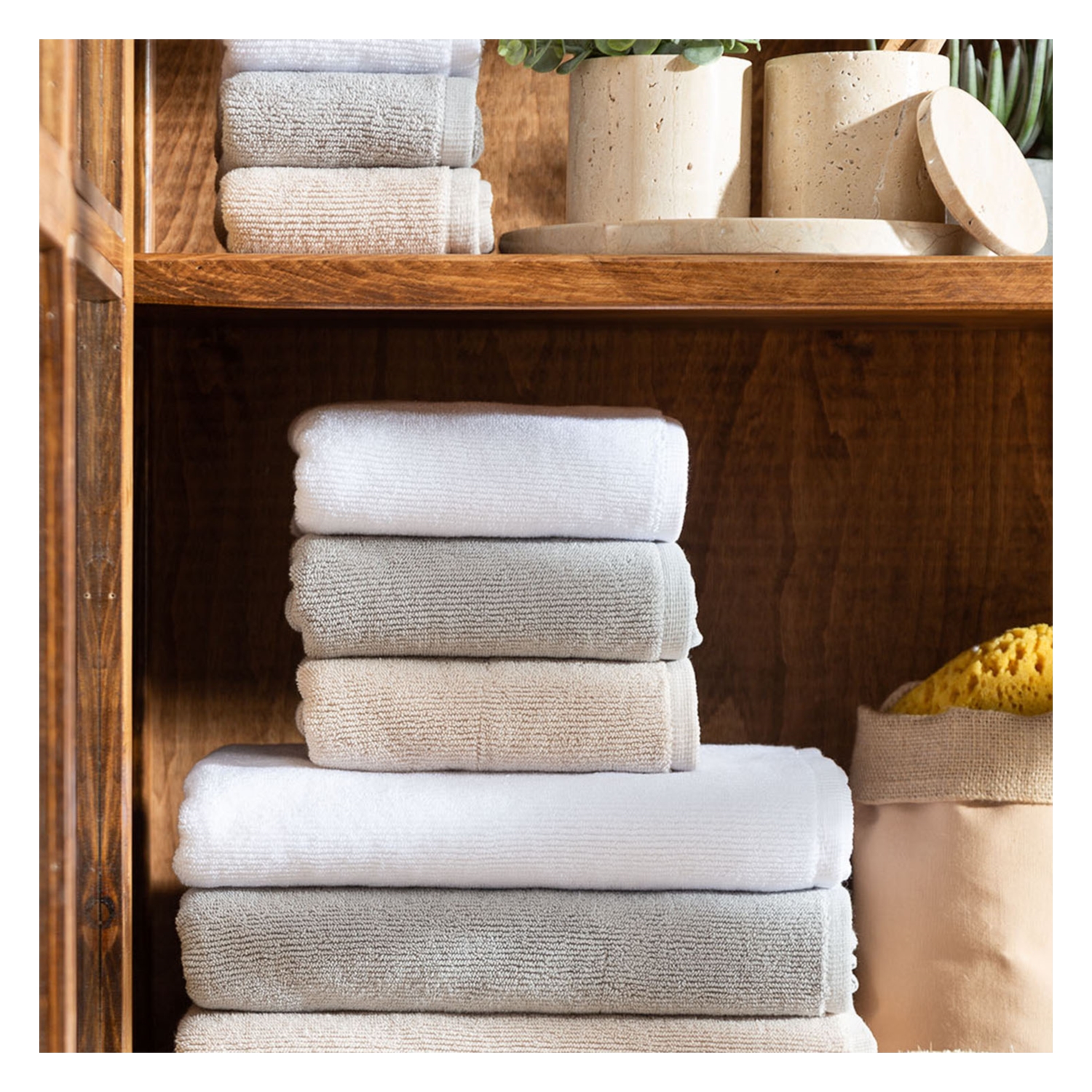 KAREN YÜZ HAVLUSU GRİ 50X80 CM