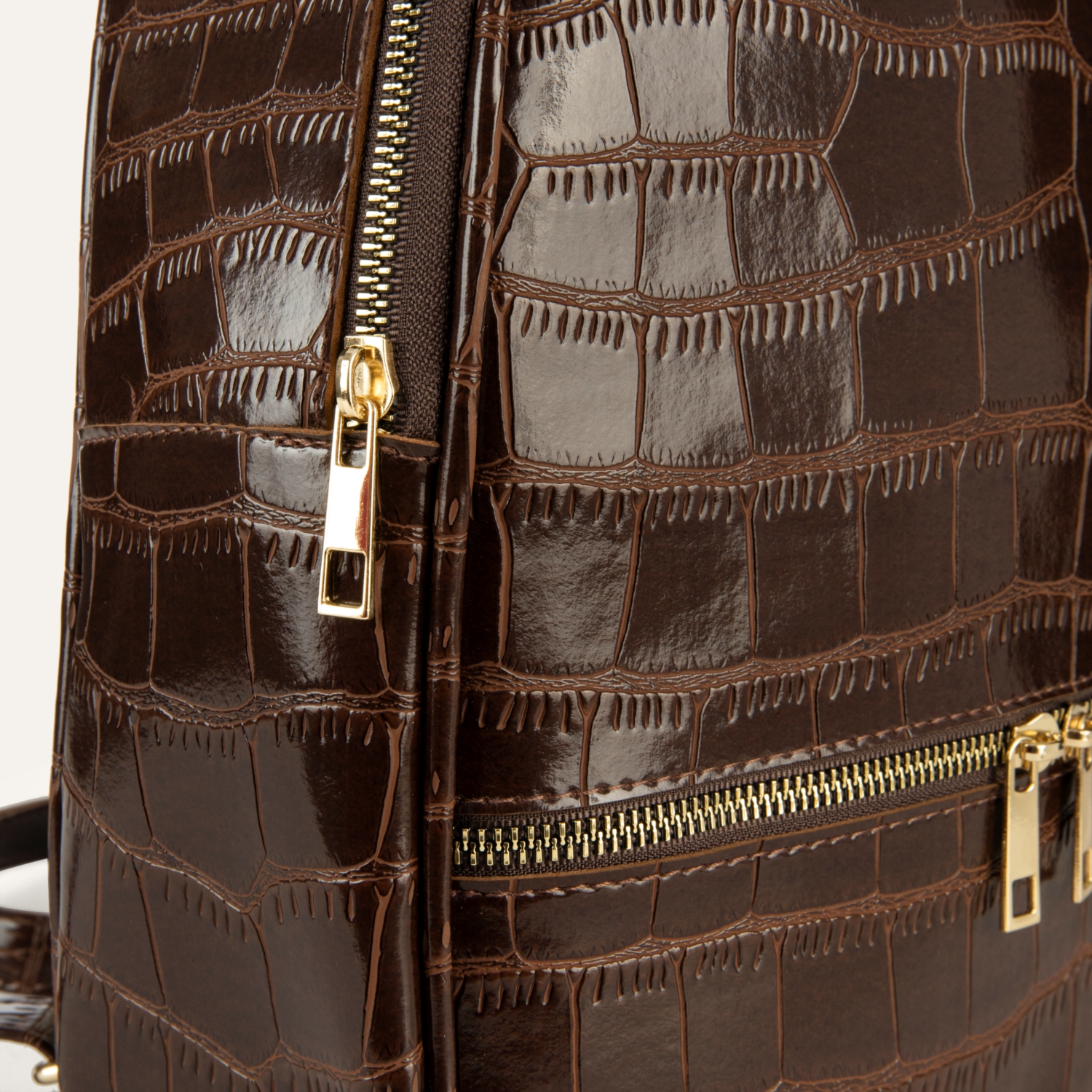 KROKODİL DESENLİ SIRT ÇANTASI