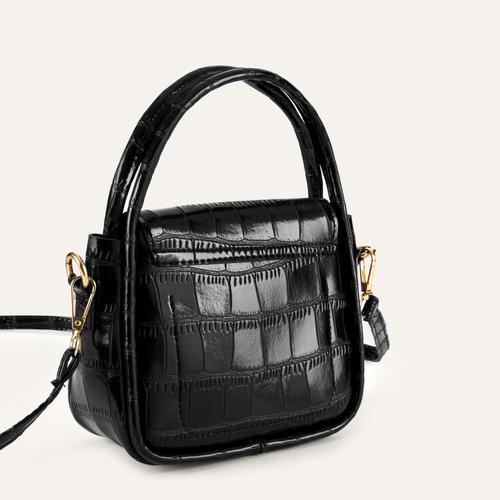  KROKODİL DESENLİ OMUZ ÇANTASI