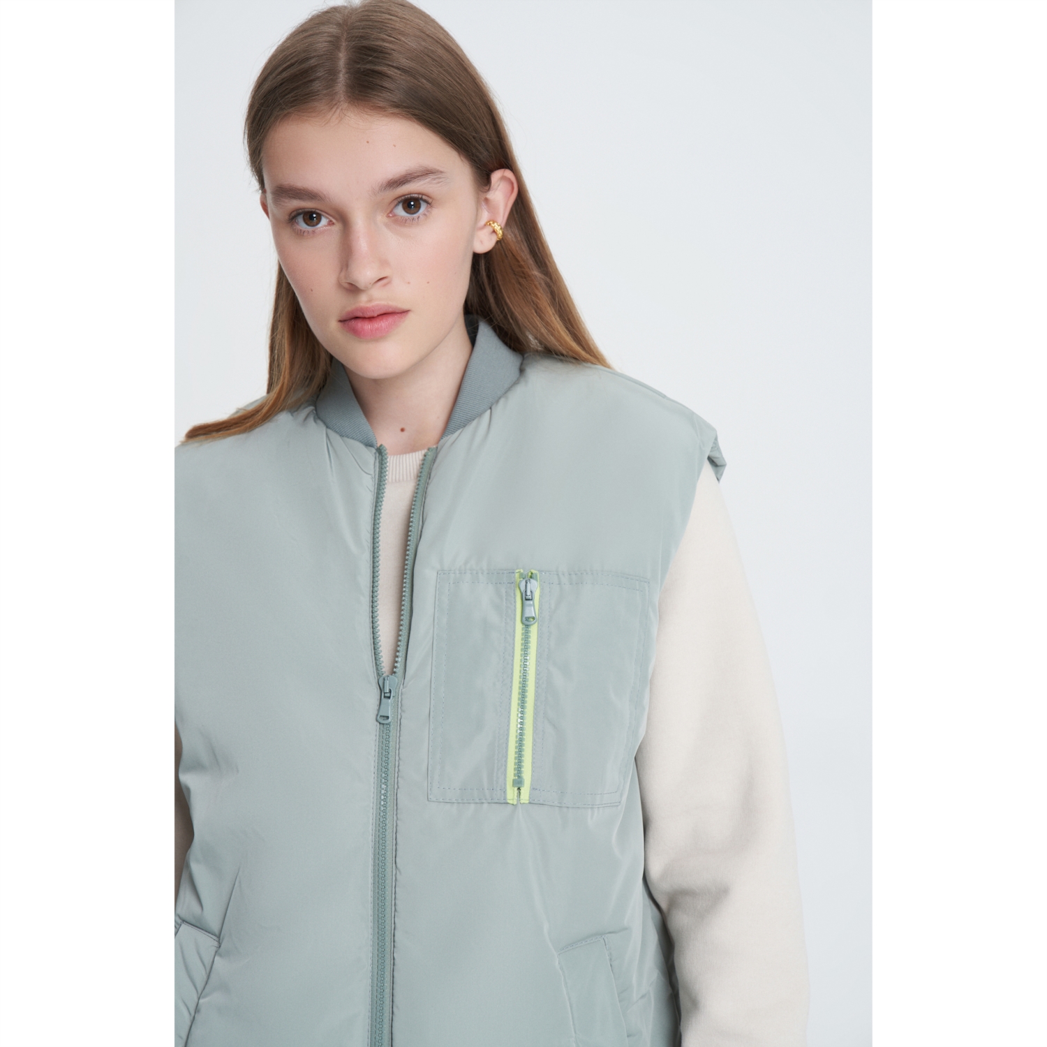 FERMUAR DETAYLI YELEK