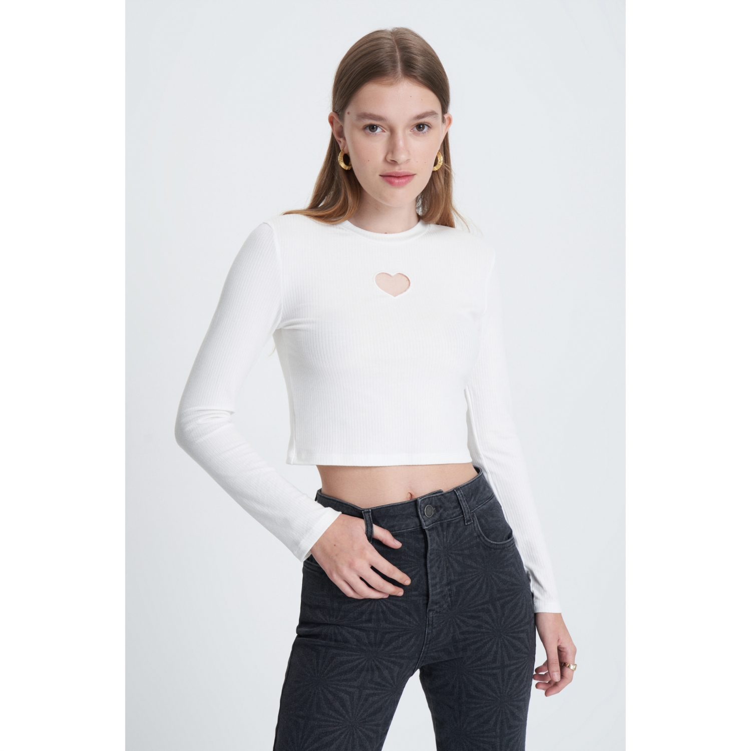 FİTİLLİ CROP BLUZ