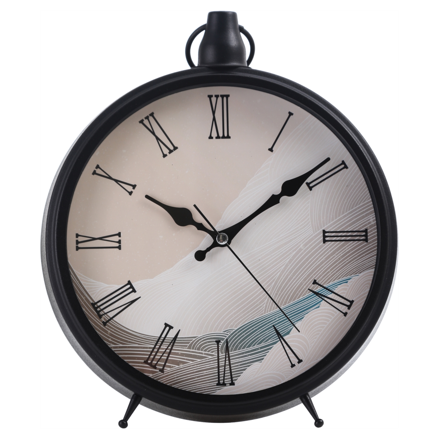 NANCY METAL MASA SAATİ 25 CM