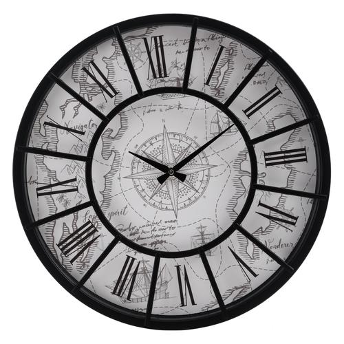  PAULA BLACK DUVAR SAATİ 50CM