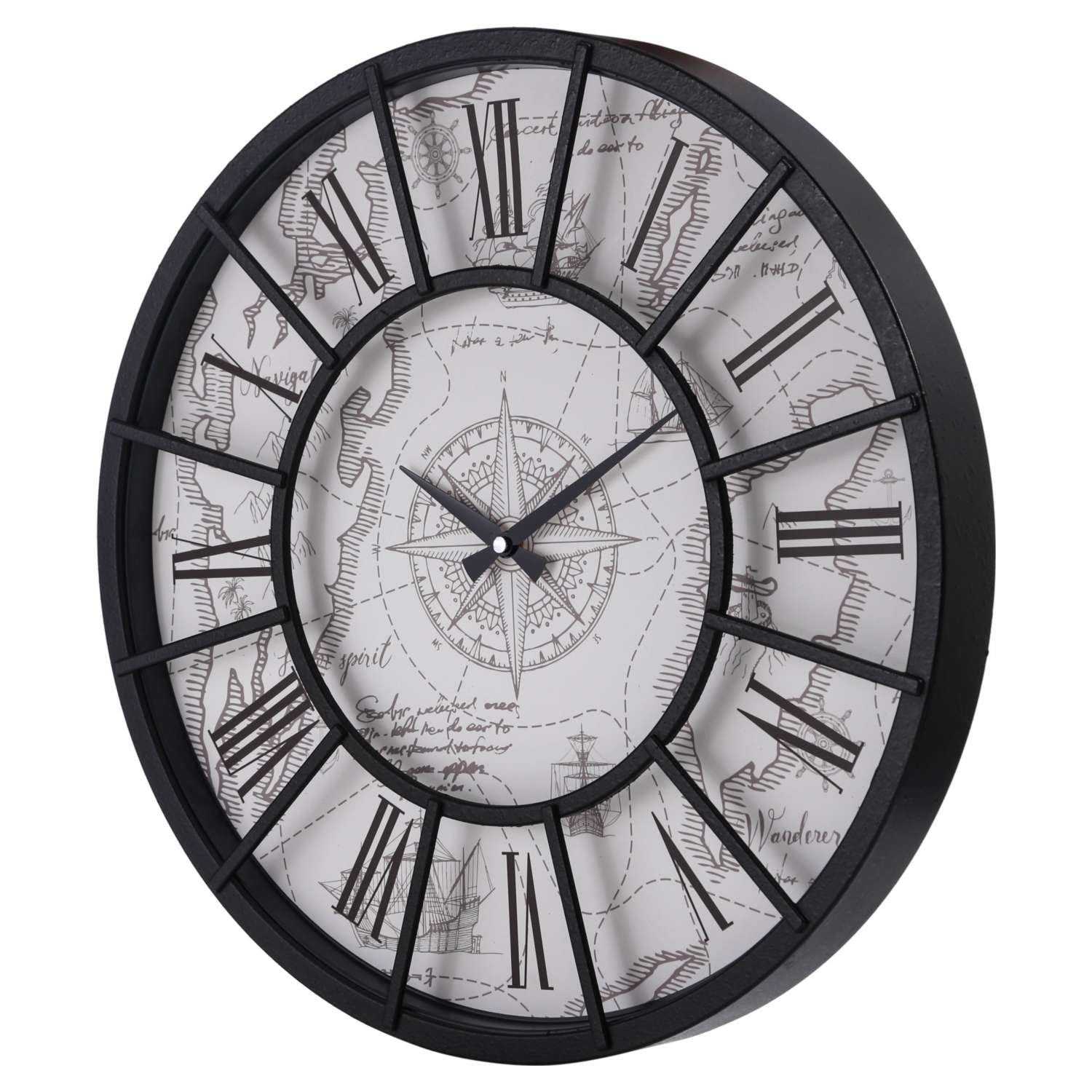 PAULA BLACK DUVAR SAATİ 50CM