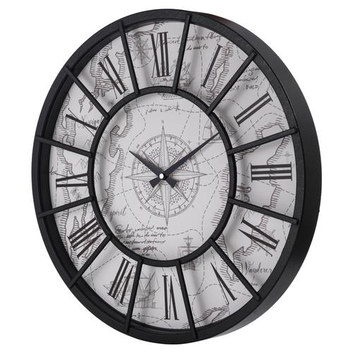  PAULA BLACK DUVAR SAATİ 50CM