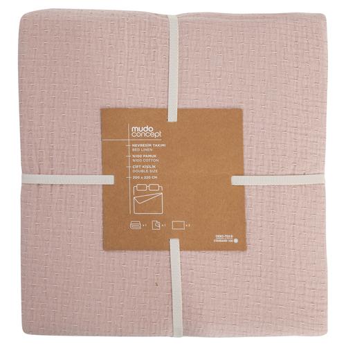  MER NEVRESİM TAKIMI ÇİFT KİŞİLİK GÜL KURUSU 200X220