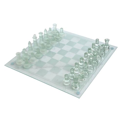  CAM SATRANÇ SETİ 35 CM