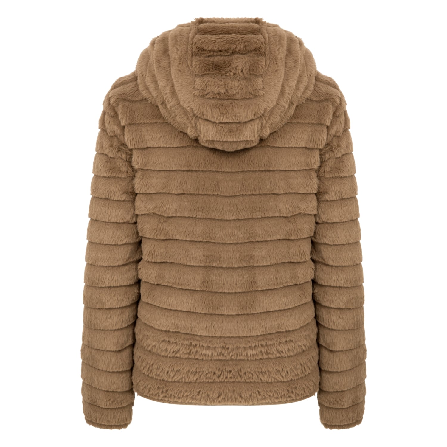 PELUŞ ÇİFT TARAFLI KAPİTONELİ MONT