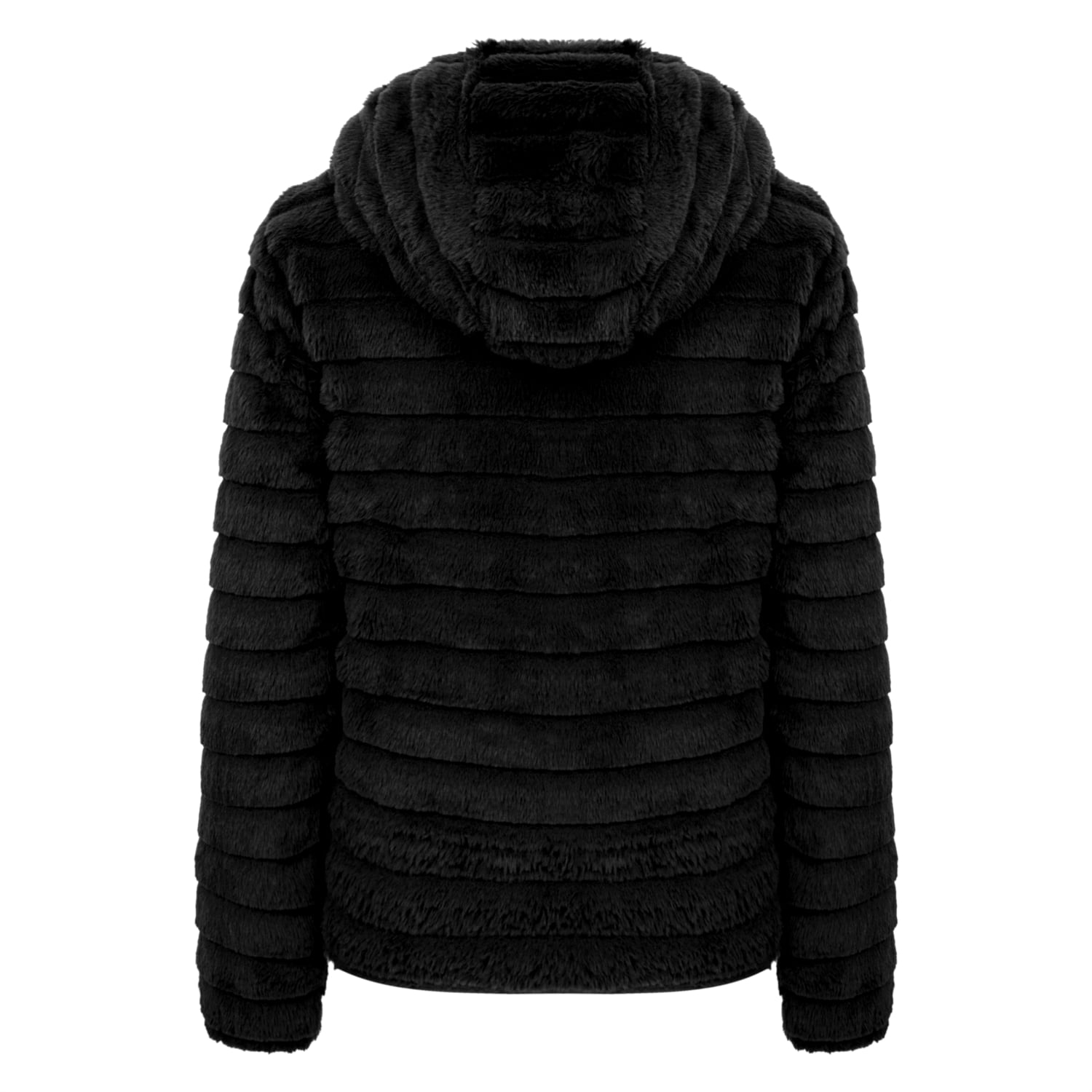 PELUŞ ÇİFT TARAFLI KAPİTONELİ MONT