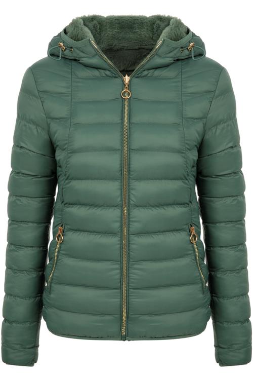  PELUŞ ÇİFT TARAFLI KAPİTONELİ MONT