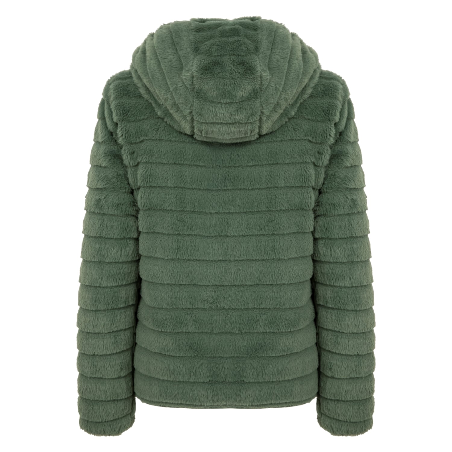 PELUŞ ÇİFT TARAFLI KAPİTONELİ MONT