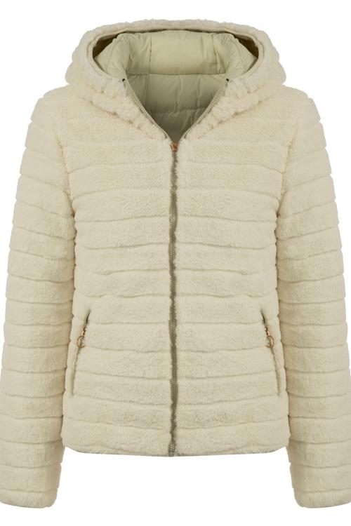  PELUŞ ÇİFT TARAFLI KAPİTONELİ MONT