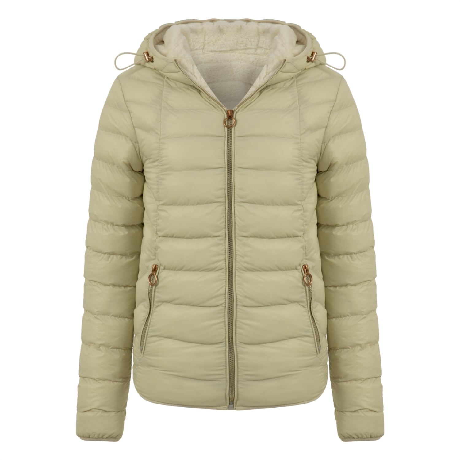 PELUŞ ÇİFT TARAFLI KAPİTONELİ MONT