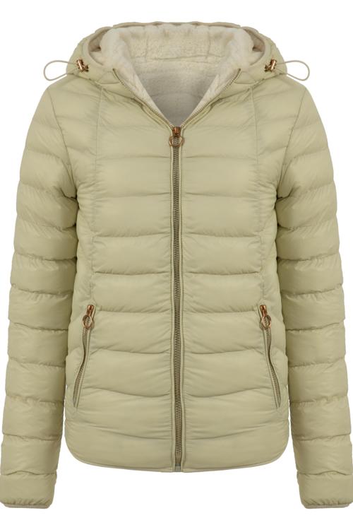  PELUŞ ÇİFT TARAFLI KAPİTONELİ MONT