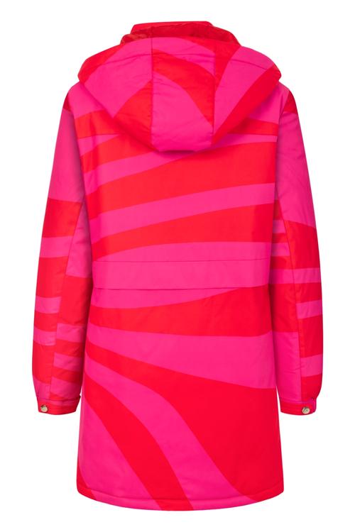  BASKILI KAPÜŞONLU MONT