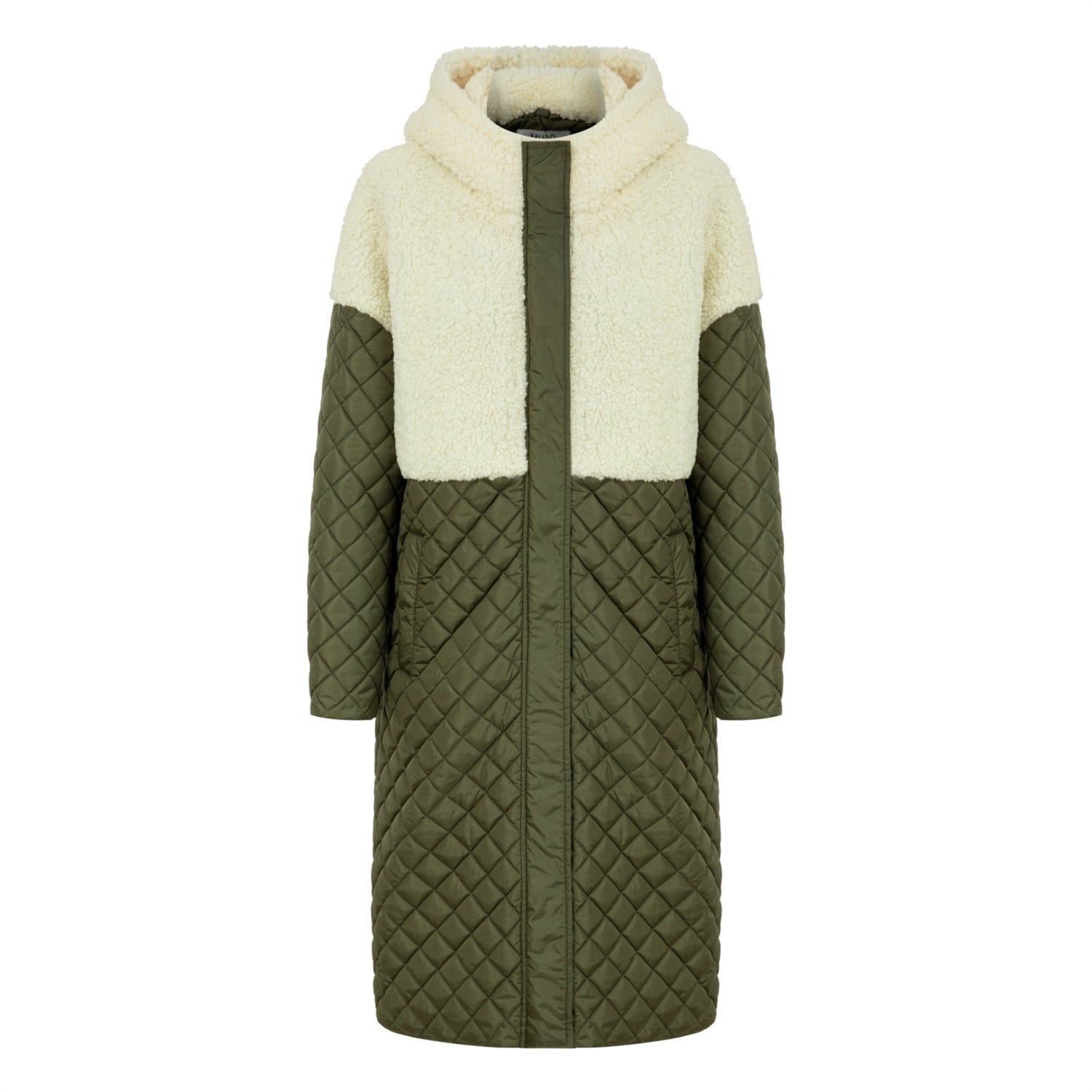 SUNİ KÜRKLÜ KAPÜŞONLU PALTO