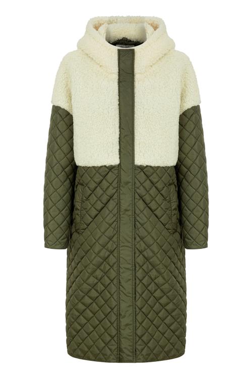  SUNİ KÜRKLÜ KAPÜŞONLU PALTO