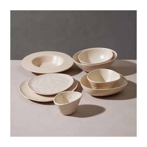  TRIBECA ÇUKUR TABAK 23 CM - KUMLU KREM