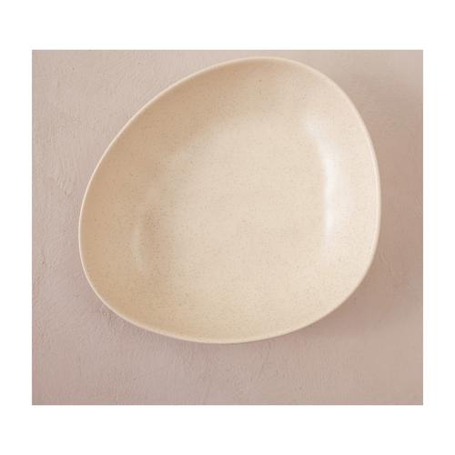  TRIBECA ÇUKUR TABAK 23 CM - KUMLU KREM