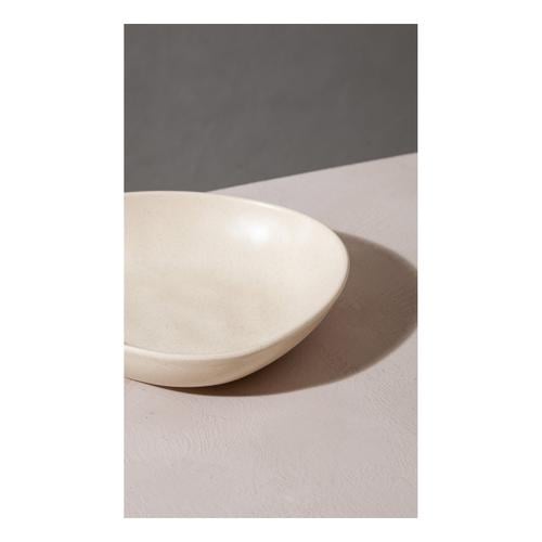  TRIBECA ÇUKUR TABAK 23 CM - KUMLU KREM