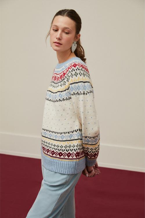  JAKARLI BİSİKLET YAKA TRİKO KAZAK