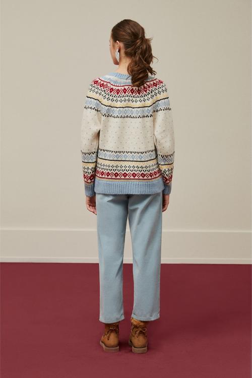  JAKARLI BİSİKLET YAKA TRİKO KAZAK