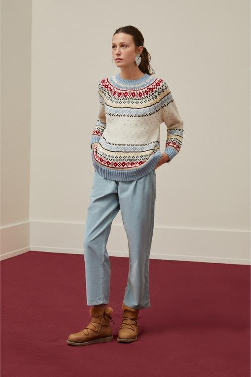  JAKARLI BİSİKLET YAKA TRİKO KAZAK